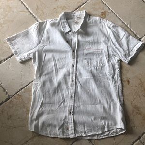 Faherty mens short sleeve button down